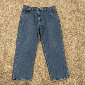 Vintage L..L. Bean Relaxed Fit Flannel Lined Jeans Men's 40x30 Blue Cotton Denim